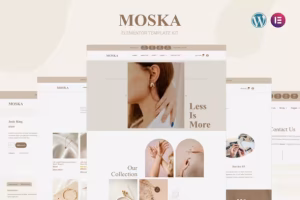 Moska Elementor Pro Fashion Template Kit