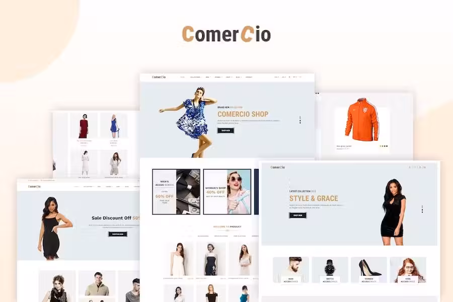 COMERCIO Premium HTML Fashion Ecommerce Template