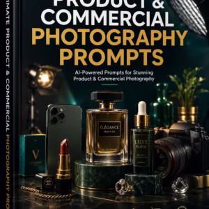 Book cover for Ultimate Product & Commercial Photography Prompts: AI-Powered Prompts for Stunning Product & Commercial Photography